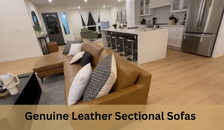 Genuine Leather Sectional Sofas