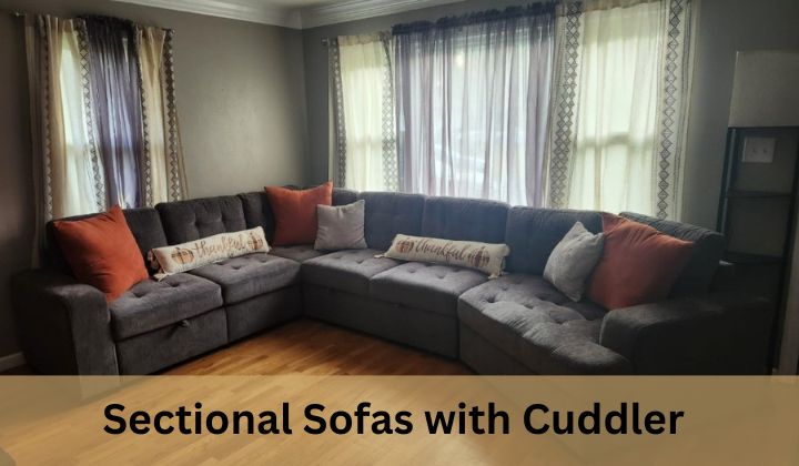 Sectional Sofas with Cuddler